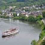 Die Mosel in einer Biegung bei Cochem